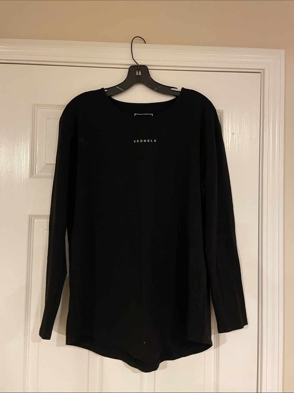 YoungLA Black Minimalist Long Sleeve Shirt